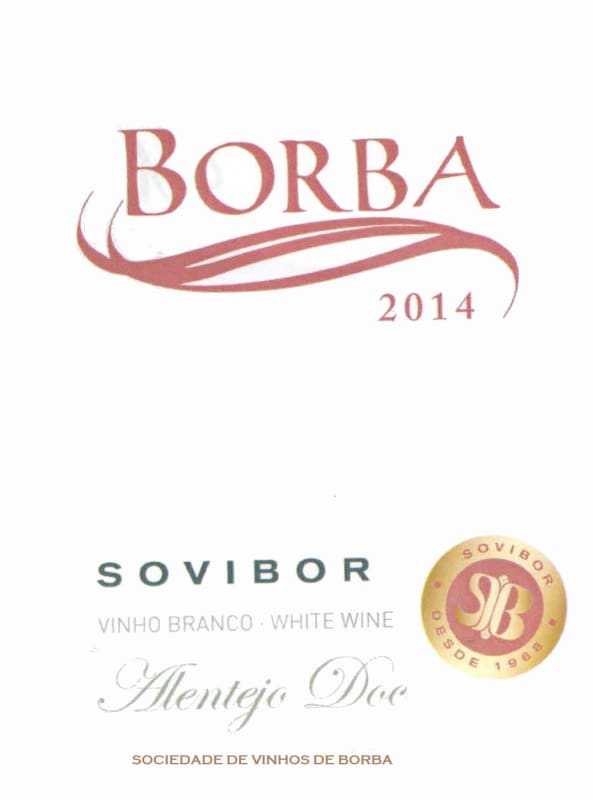 Sovibor Borba Branco 2014 Front Label