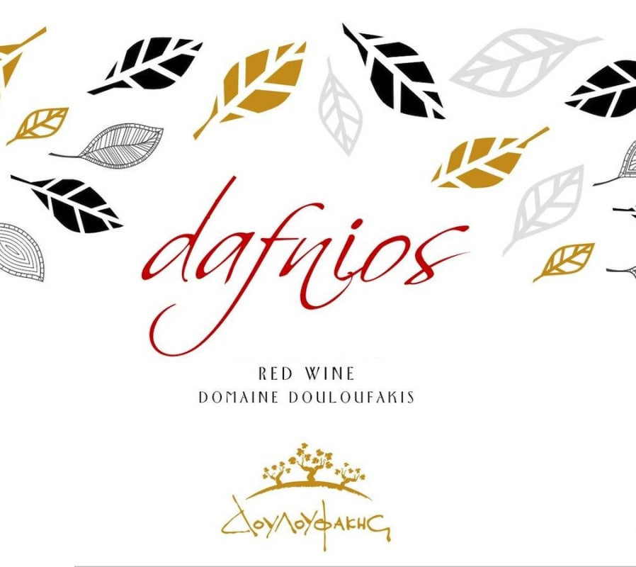 Douloufakis Dafnios Red 2011 Front Label