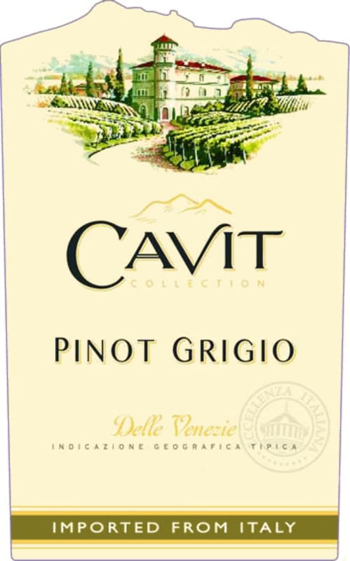 Cavit Pinot Grigio 2013 Front Label