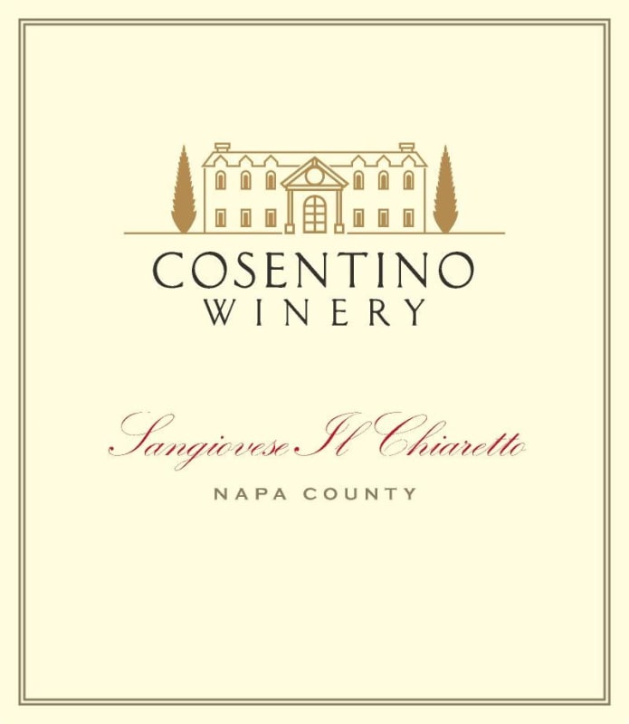 Cosentino Il Chiaretto Sangiovese 2014 Front Label