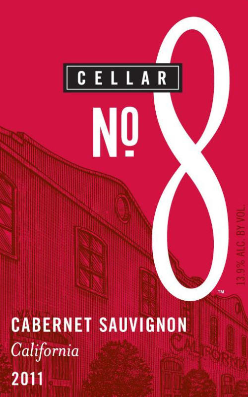 Cellar No. 8 Cabernet Sauvignon 2011 Front Label
