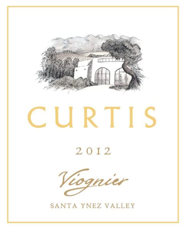Curtis Viognier 2012 Front Label