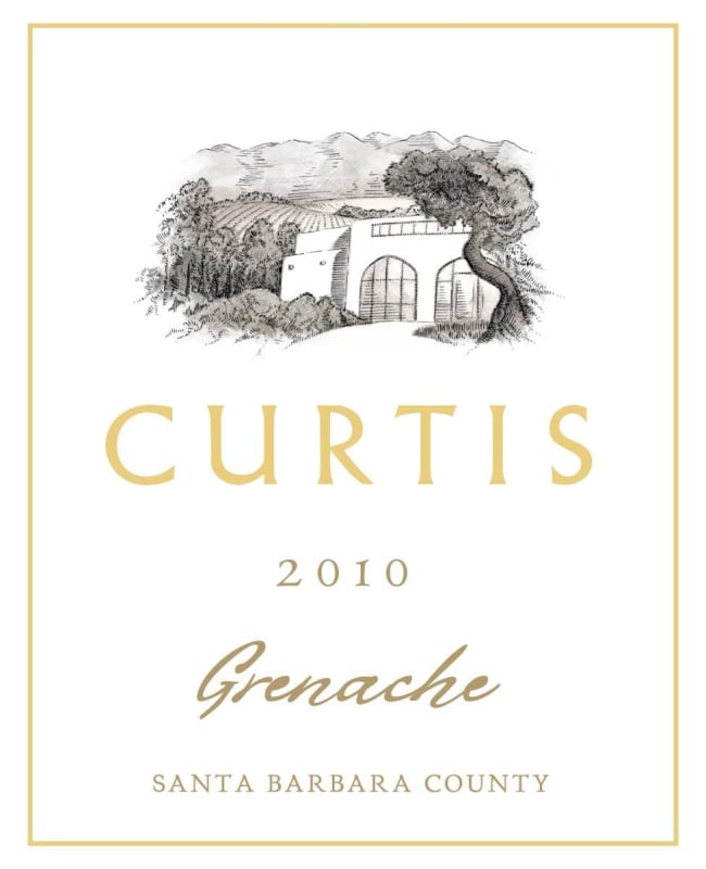 Curtis Grenache 2010 Front Label