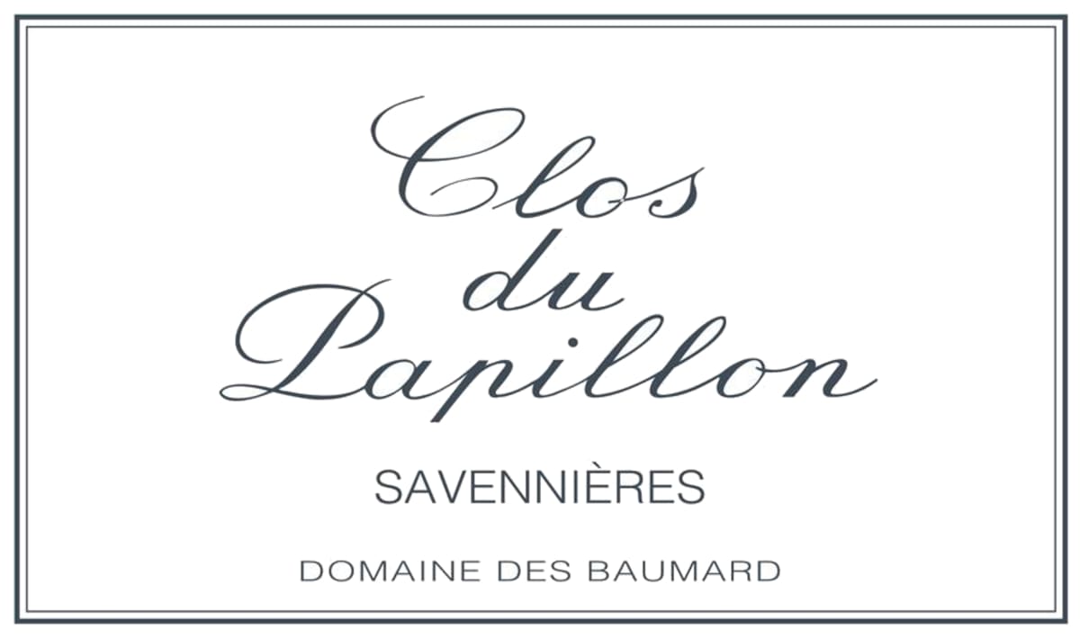Domaine des Baumard Clos du Papillon Savennieres 2008 Front Label