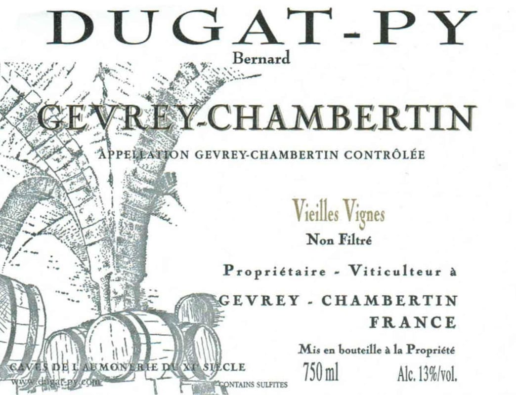 Dugat-Py Gevrey-Chambertin Vieilles Vignes 2011 Front Label