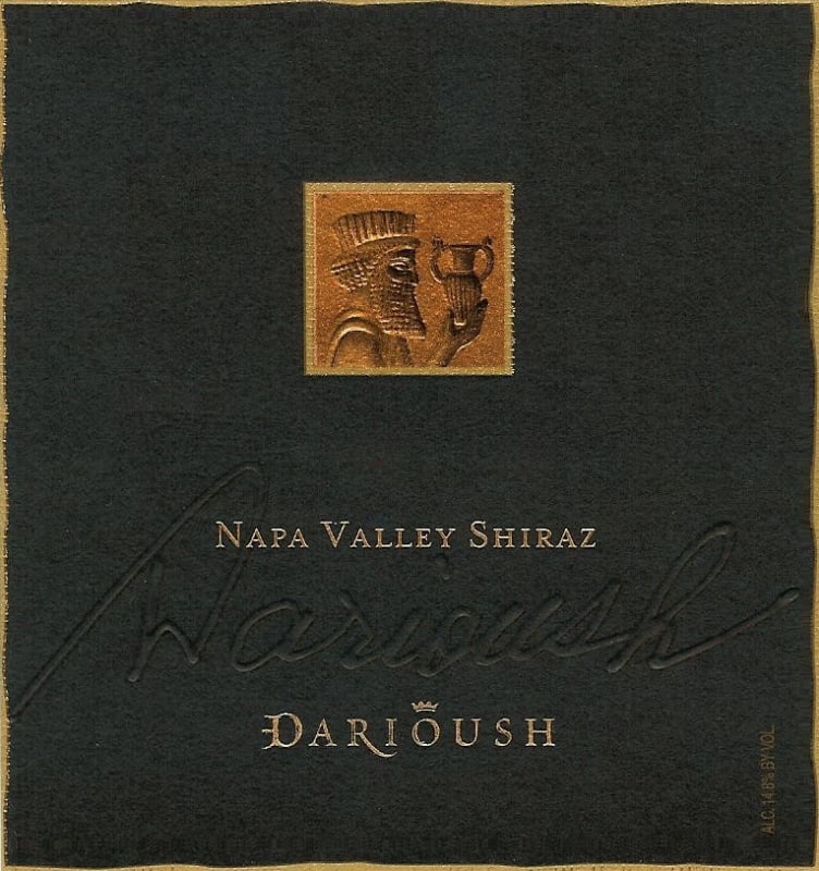 Darioush Signature Shiraz 2012 Front Label