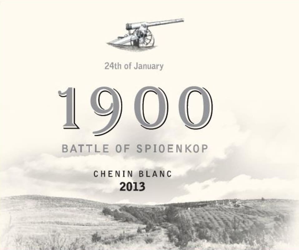 Spioenkop 1900 Battle of Spioenkop Chenin Blanc 2013 Front Label