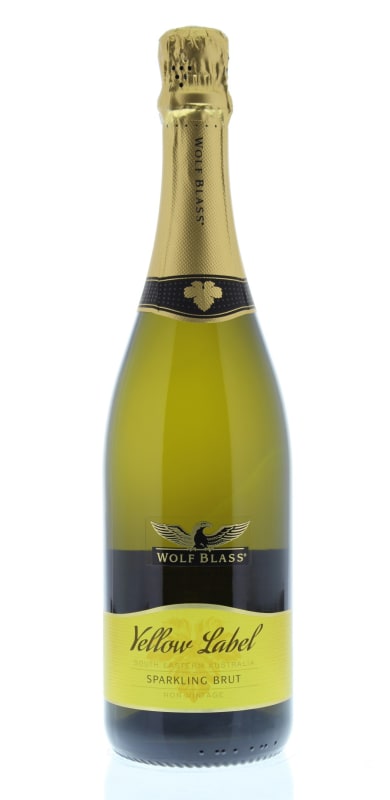 Wolf Blass Yellow Label Brut Front Bottle Shot