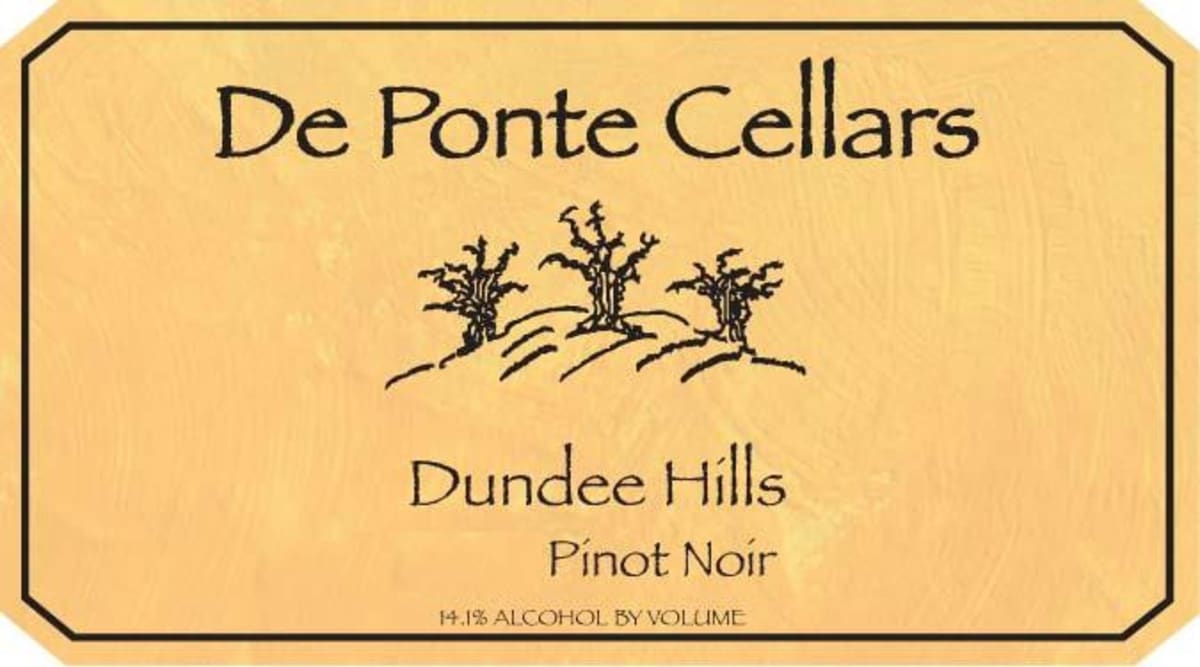 DePonte Pinot Noir 2013 Front Label
