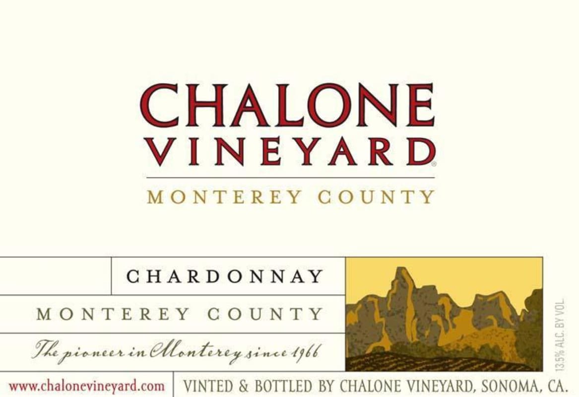 Chalone Monterey County Chardonnay 2014 Front Label