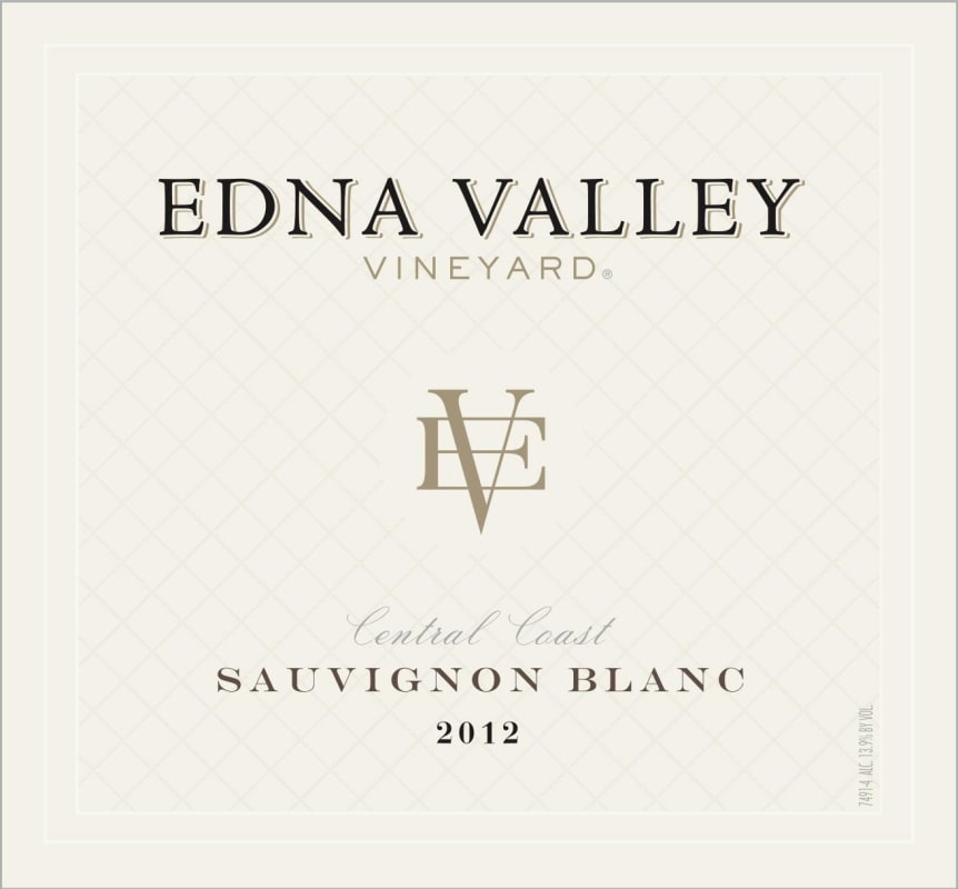Edna Valley Vineyard Sauvignon Blanc 2012 Front Label