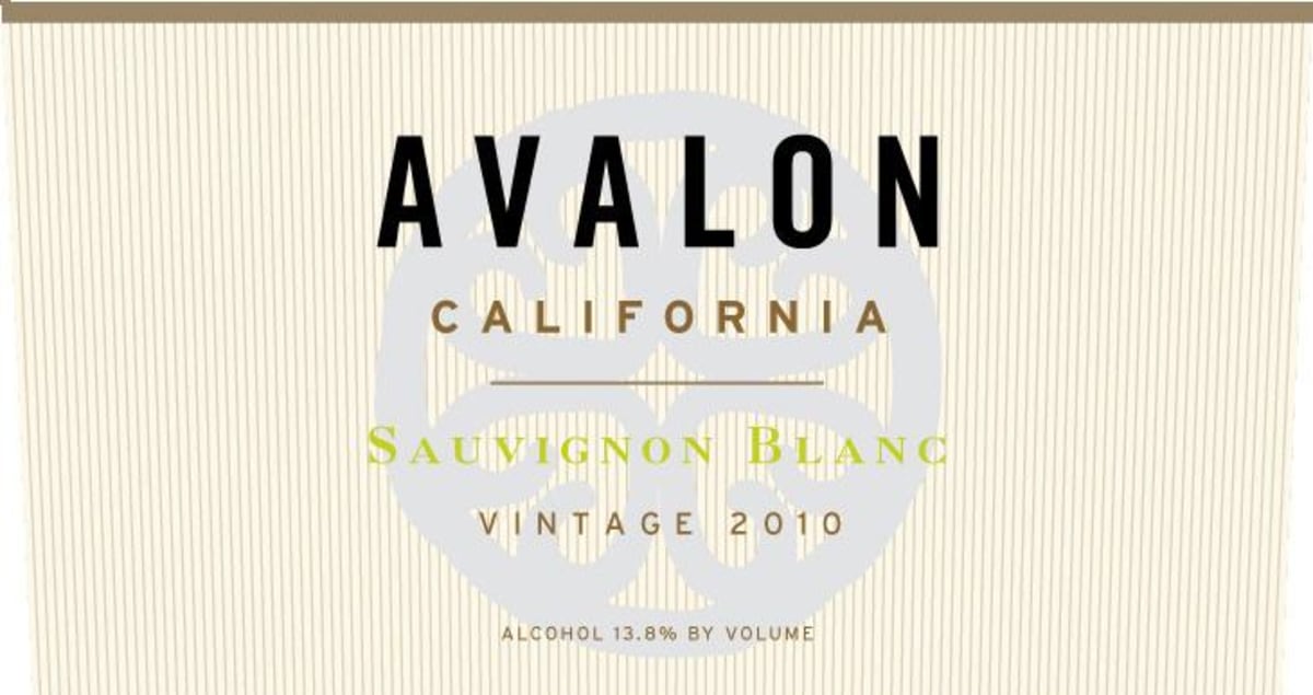 Avalon Sauvignon Blanc 2010 Front Label