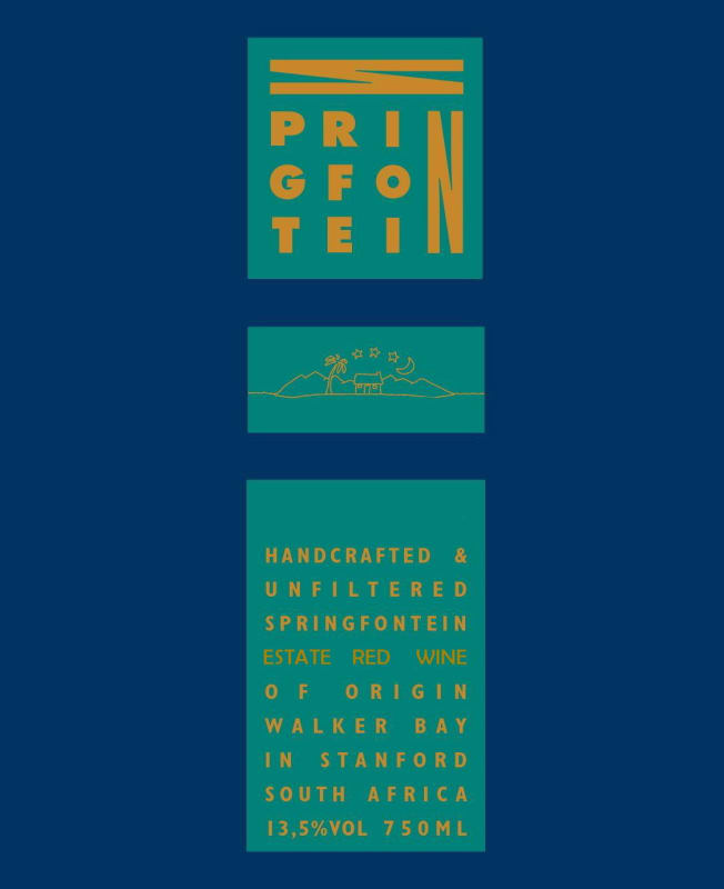 Springfontein Wine Estate Walker Bay Red 2007 Front Label