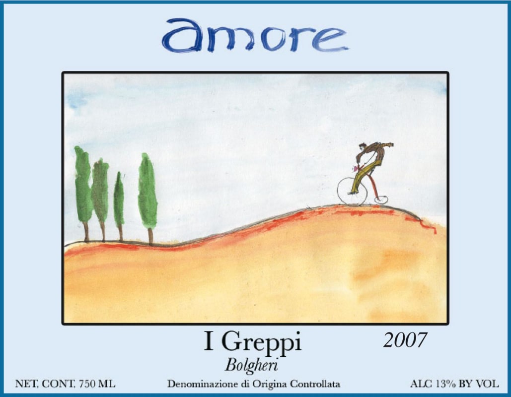 I Greppi Amore 2007 Front Label
