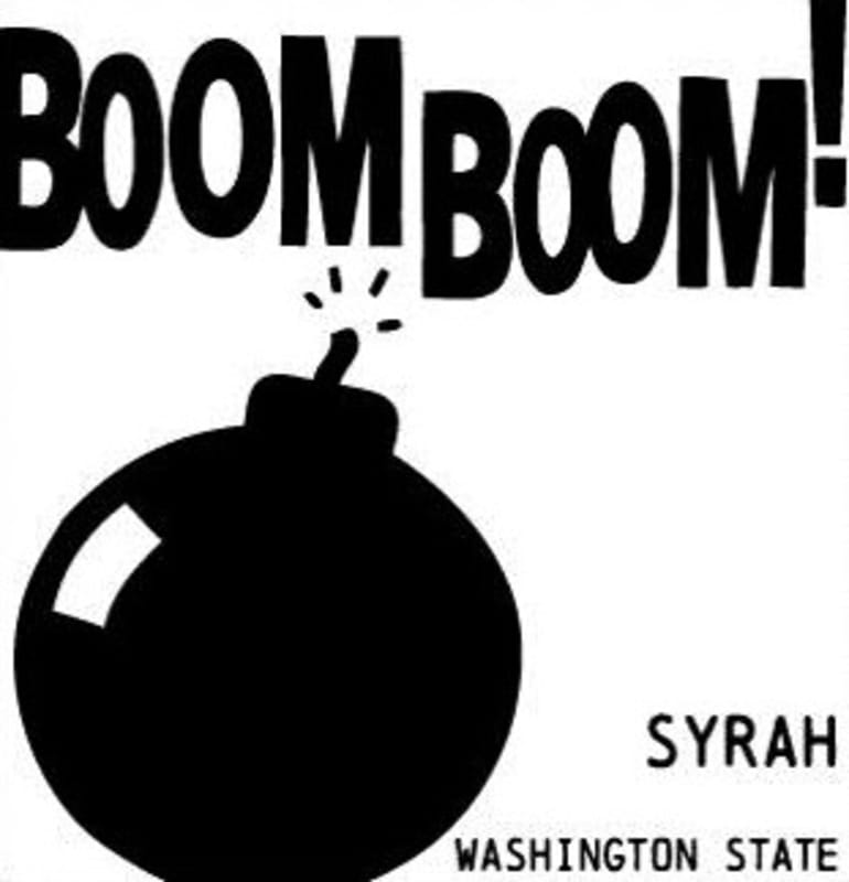 Charles & Charles Boom Boom Syrah 2014 Front Label