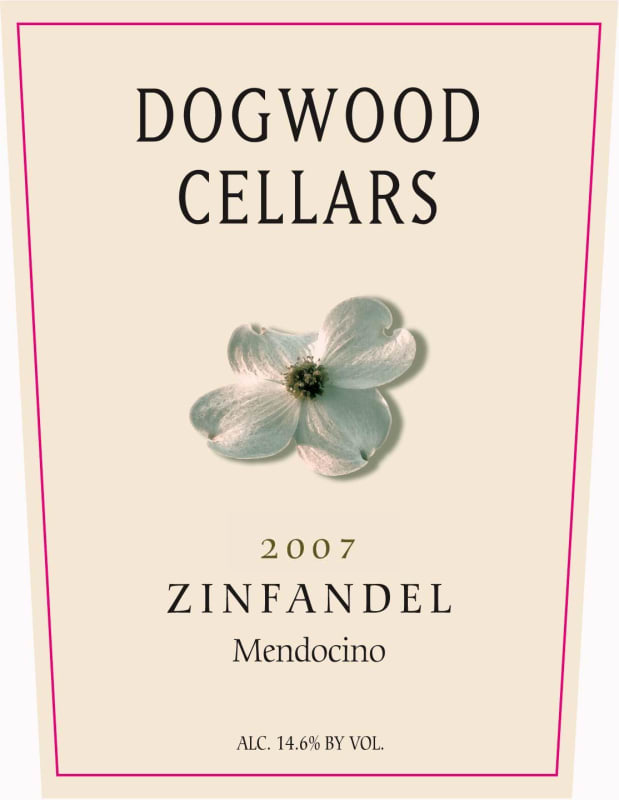 Dogwood Cellars Zinfandel 2007 Front Label