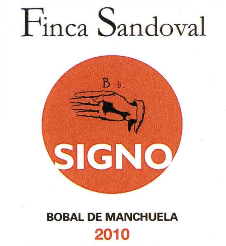 Finca Sandoval Signo Bobal 2010 Front Label