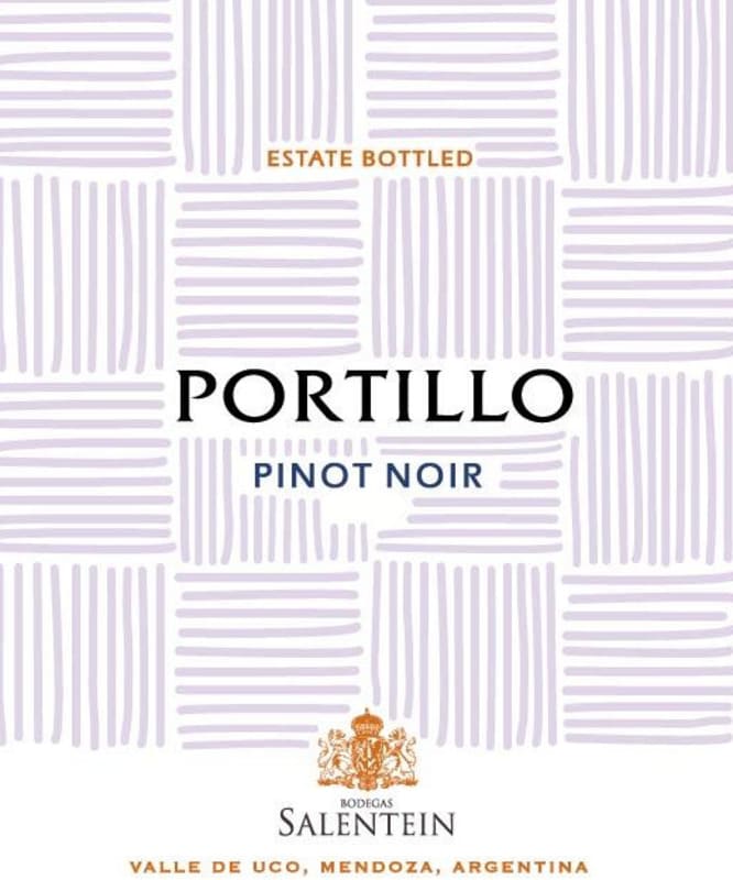 Portillo Pinot Noir 2013 Front Label
