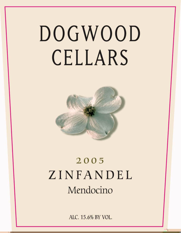 Dogwood Cellars Zinfandel 2005 Front Label