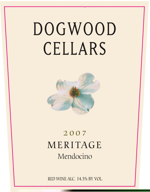 Dogwood Cellars Meritage 2007 Front Label
