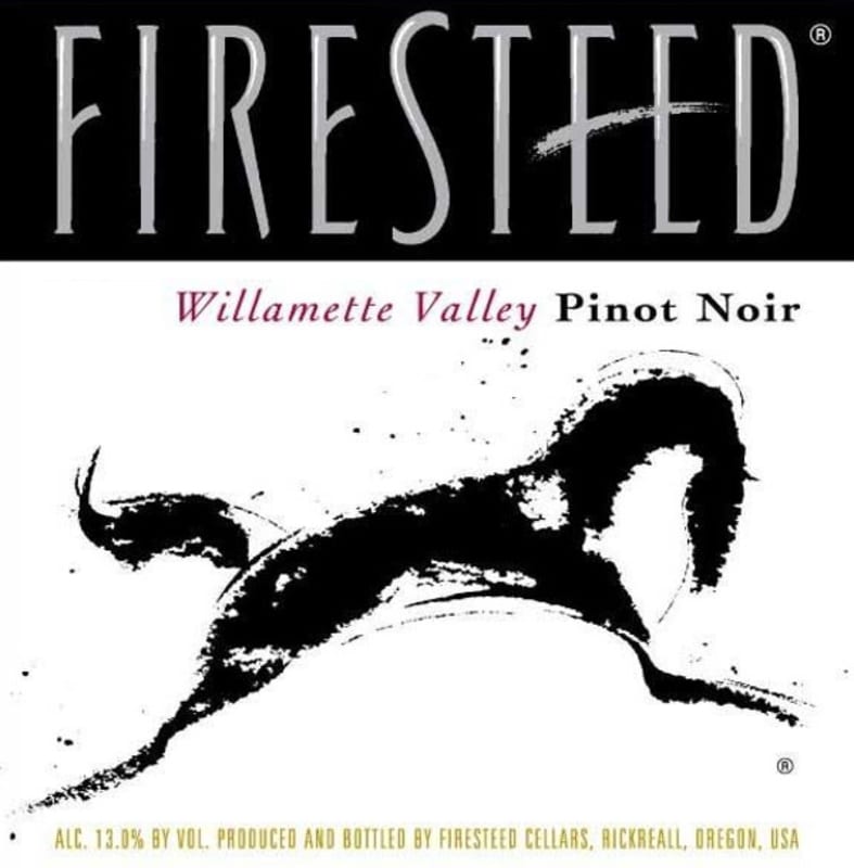Firesteed Willamette Valley Pinot Noir 2010 Front Label
