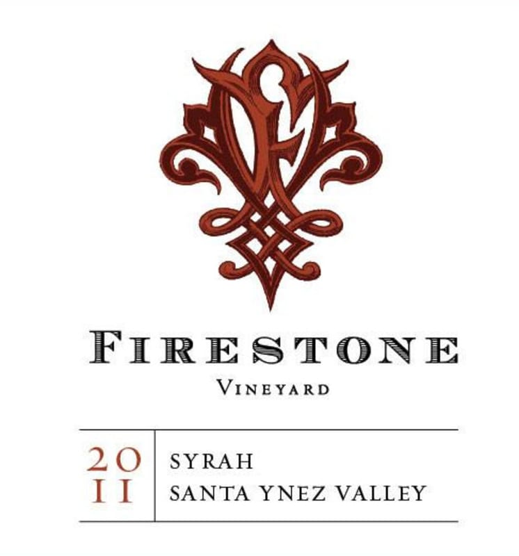 Firestone Santa Ynez Valley Syrah 2011 Front Label