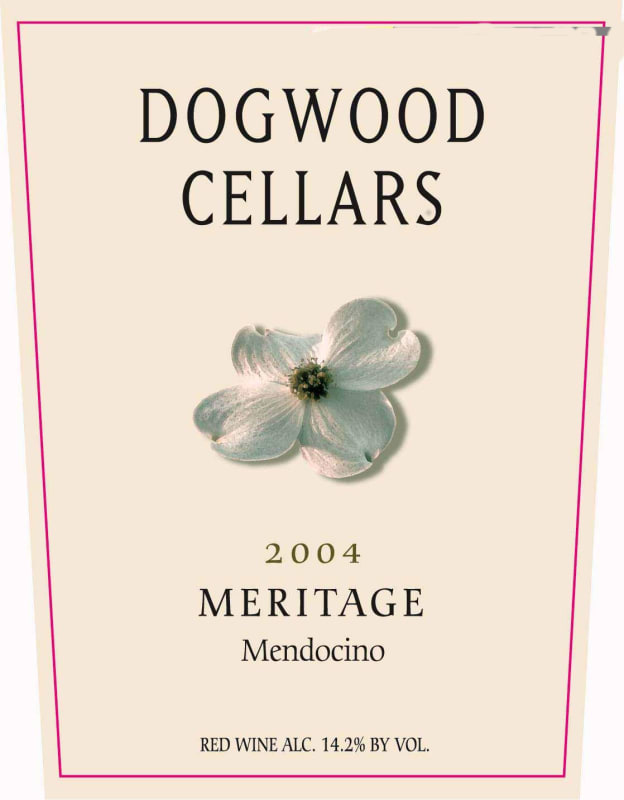 Dogwood Cellars Meritage 2004 Front Label