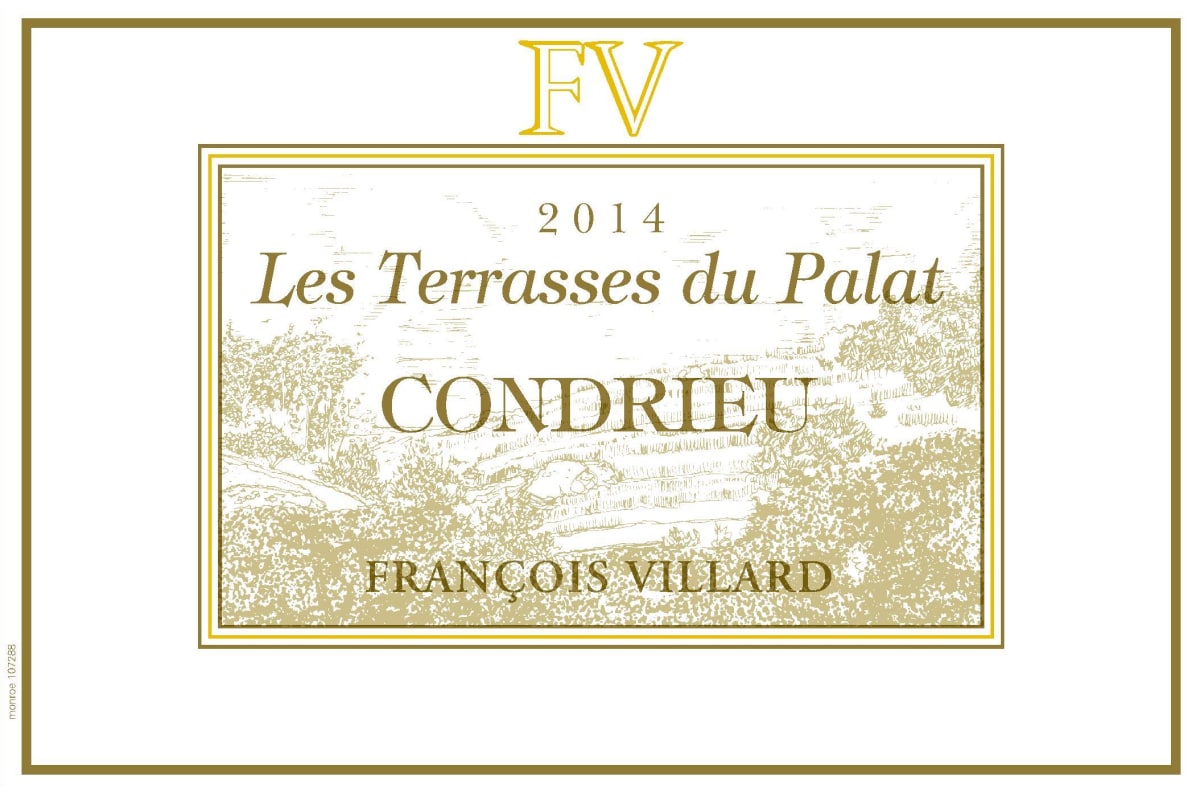 Francois Villard Condrieu Les Terrasses du Palat 2014 Front Label