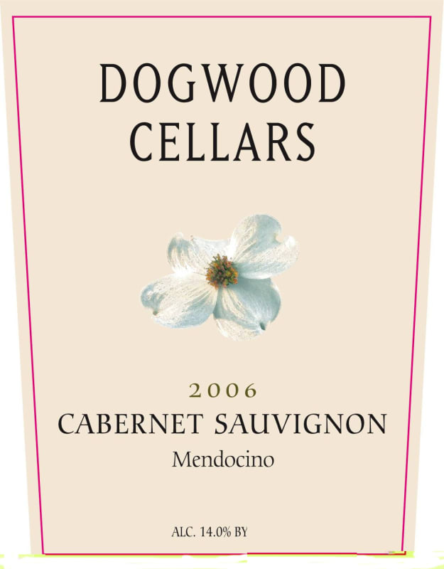 Dogwood Cellars Cabernet Sauvignon 2006 Front Label