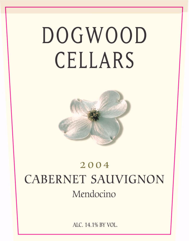 Dogwood Cellars Cabernet Sauvignon 2004 Front Label