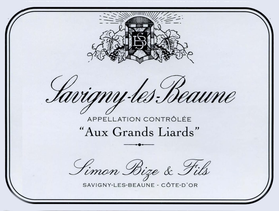 Simon Bize et Fils Savigny-les-Beaune Aux Grands Lairds 2012 Front Label