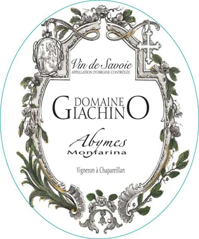 Domaine Giachino Vin de Savoie Abymes Monfarina 2007 Front Label