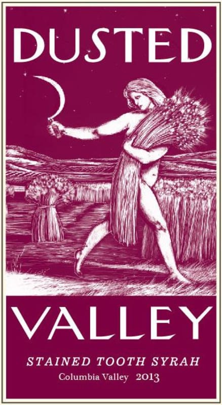 Boomtown by Dusted Valley Stained Tooth Syrah 2013 Front Label