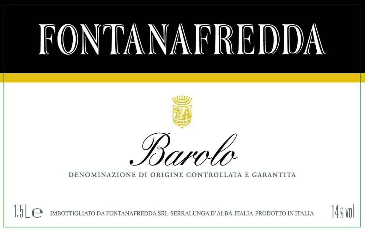 Fontanafredda Barolo 2009 Front Label