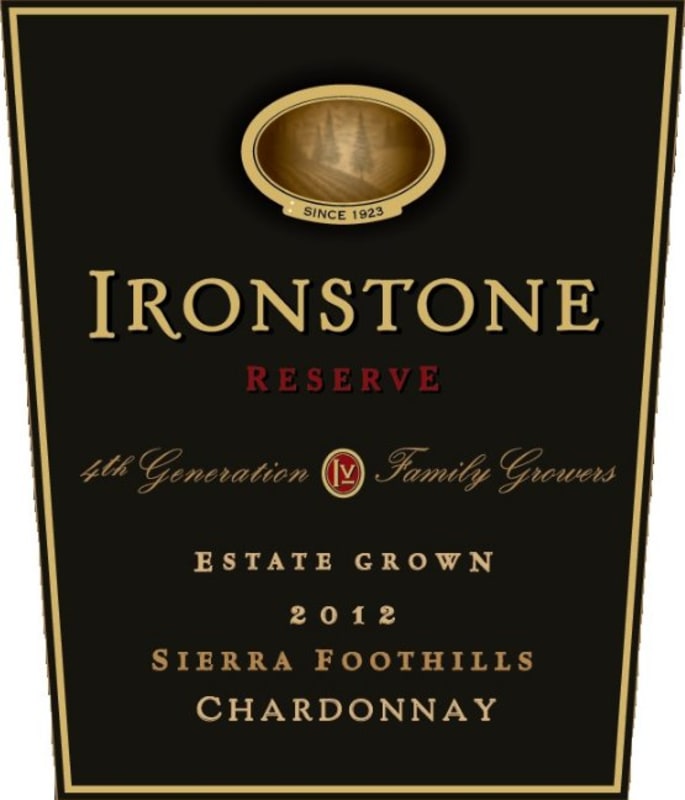 Ironstone Reserve Chardonnay 2012 Front Label