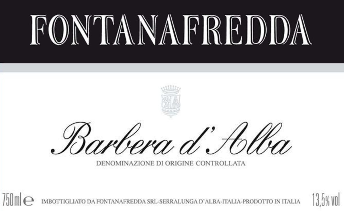 Fontanafredda Silver Label Barbera d'Alba 2014 Front Label