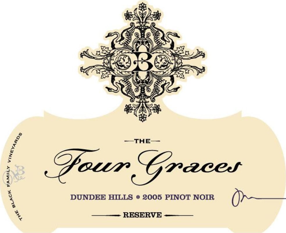 Four Graces Reserve Pinot Noir 2005 Front Label