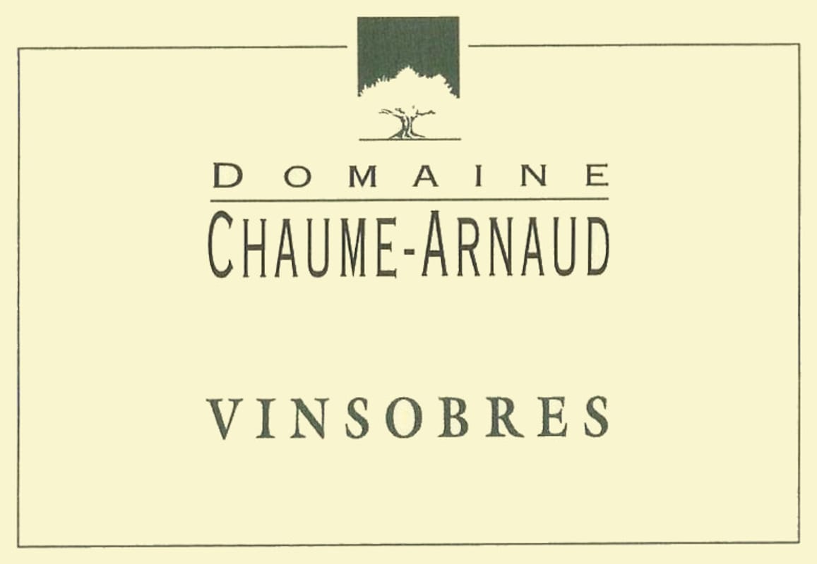 Domaine Chaume-Arnaud Vinsobres 2012 Front Label
