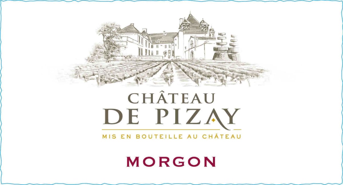 Chateau de Pizay Morgon 2015 Front Label