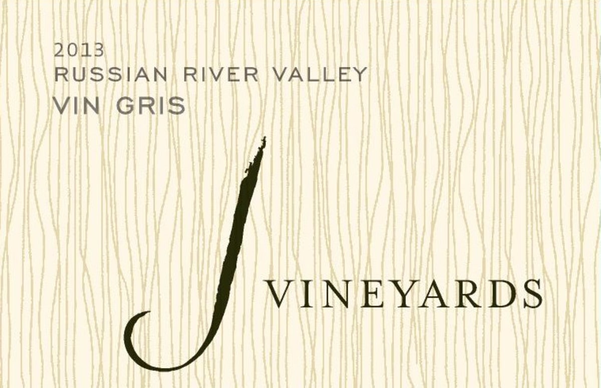 J Vineyards Russian River Vin Gris 2013 Front Label