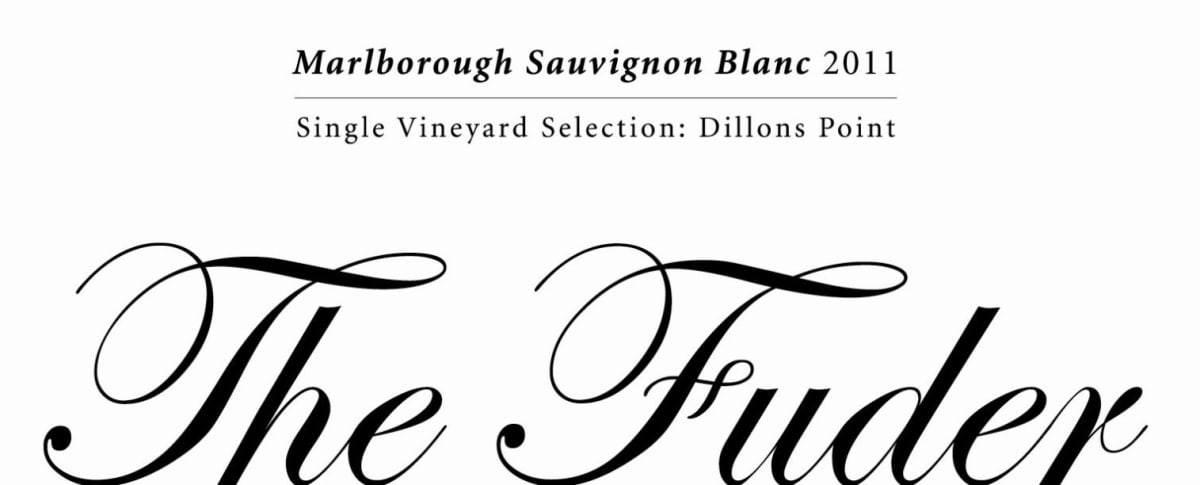 Giesen The Fuder Dillons Point Sauvignon Blanc 2011 Front Label