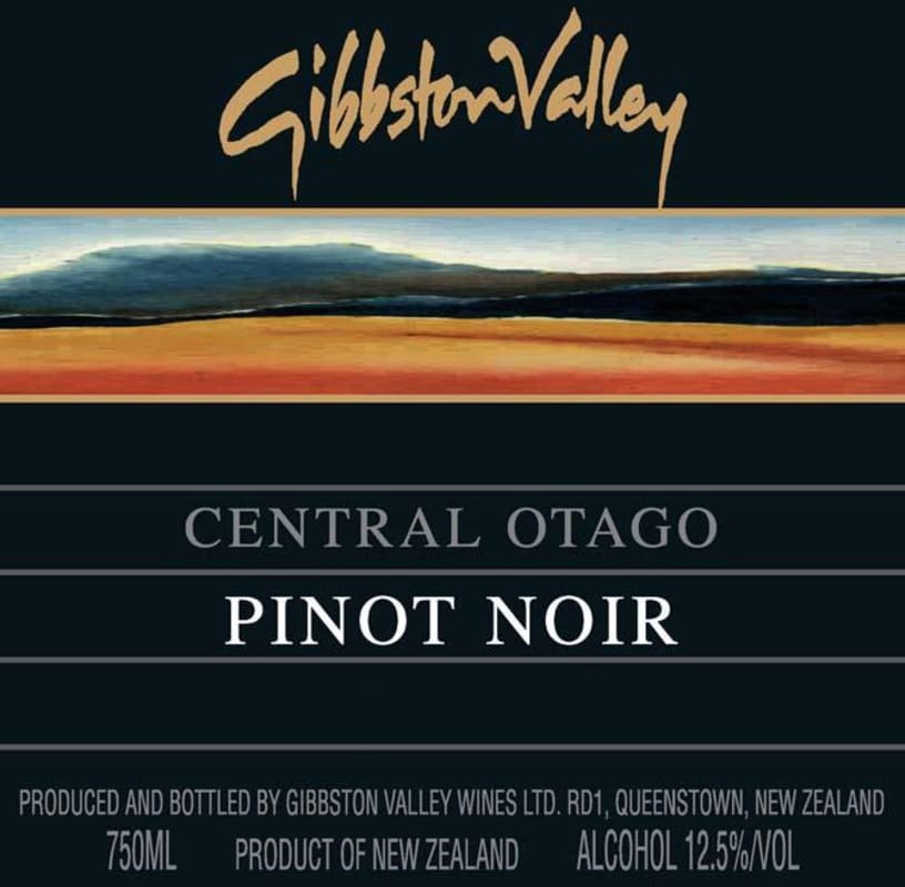 Gibbston Pinot Noir 2011 Front Label