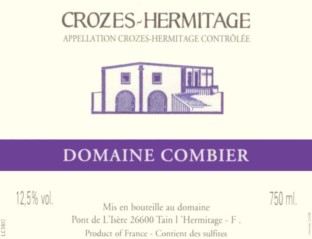 Domaine Combier Crozes-Hermitage Red 2013 Front Label