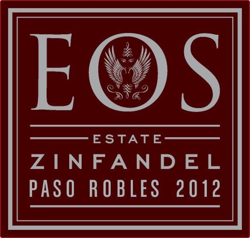 EOS Zinfandel 2012 Front Label