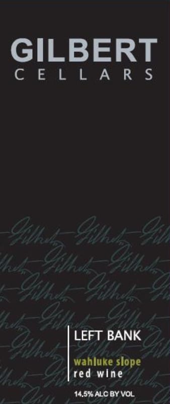 Gilbert Cellars Left Bank 2011 Front Label
