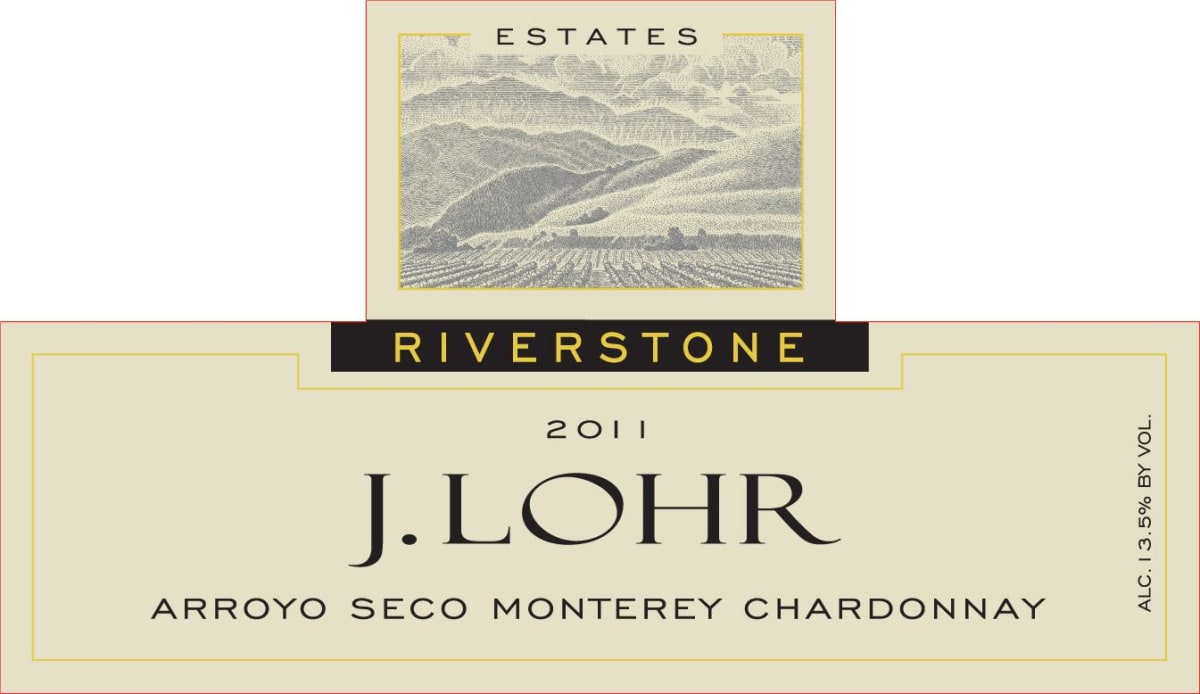 J. Lohr Estates Riverstone Chardonnay 2011 Front Label