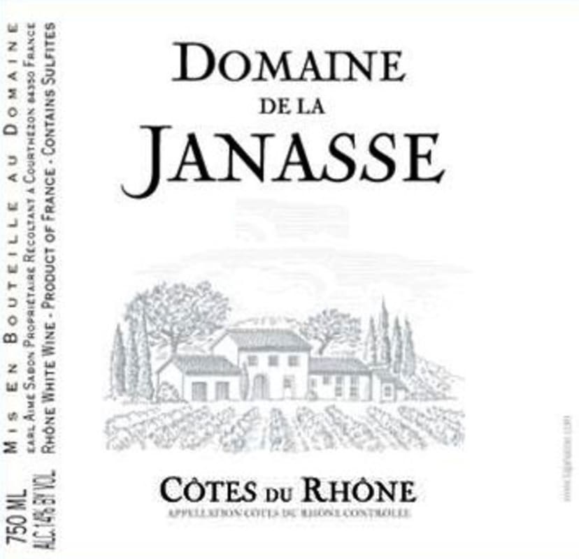 Domaine de la Janasse Cotes du Rhone Blanc 2007 Front Label