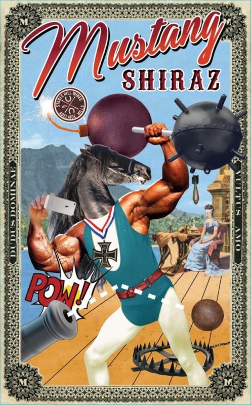 Stable Hill Wines Mustang Shiraz 2011 Front Label