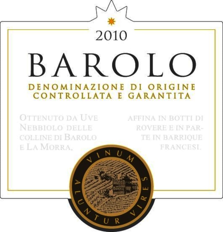 Ca' Bianca Barolo 2010 Front Label