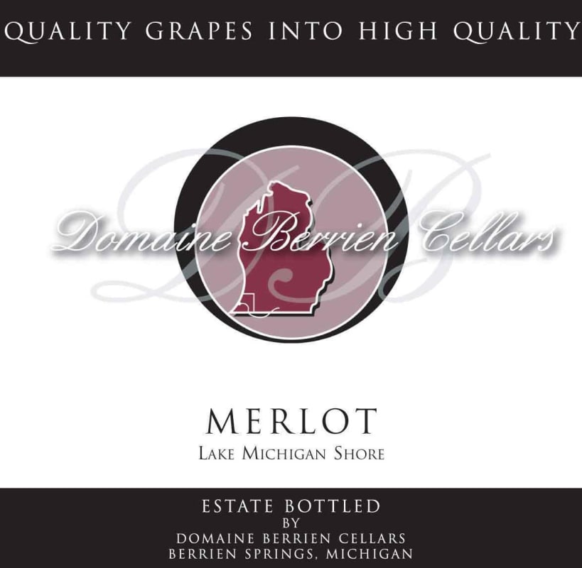 Domaine Berrien Cellars Merlot 2013 Front Label